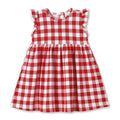 Picnic Plaid Soft Bamboo Summer Dress for Girls - Shop Avnu