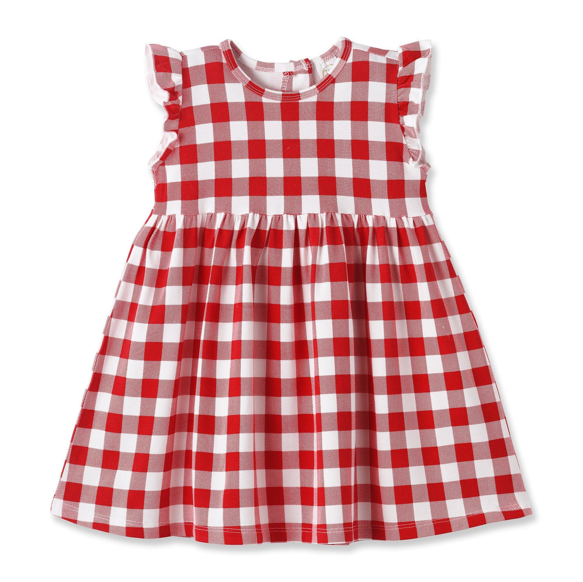 Picnic Plaid Soft Bamboo Summer Dress for Girls - Shop Avnu