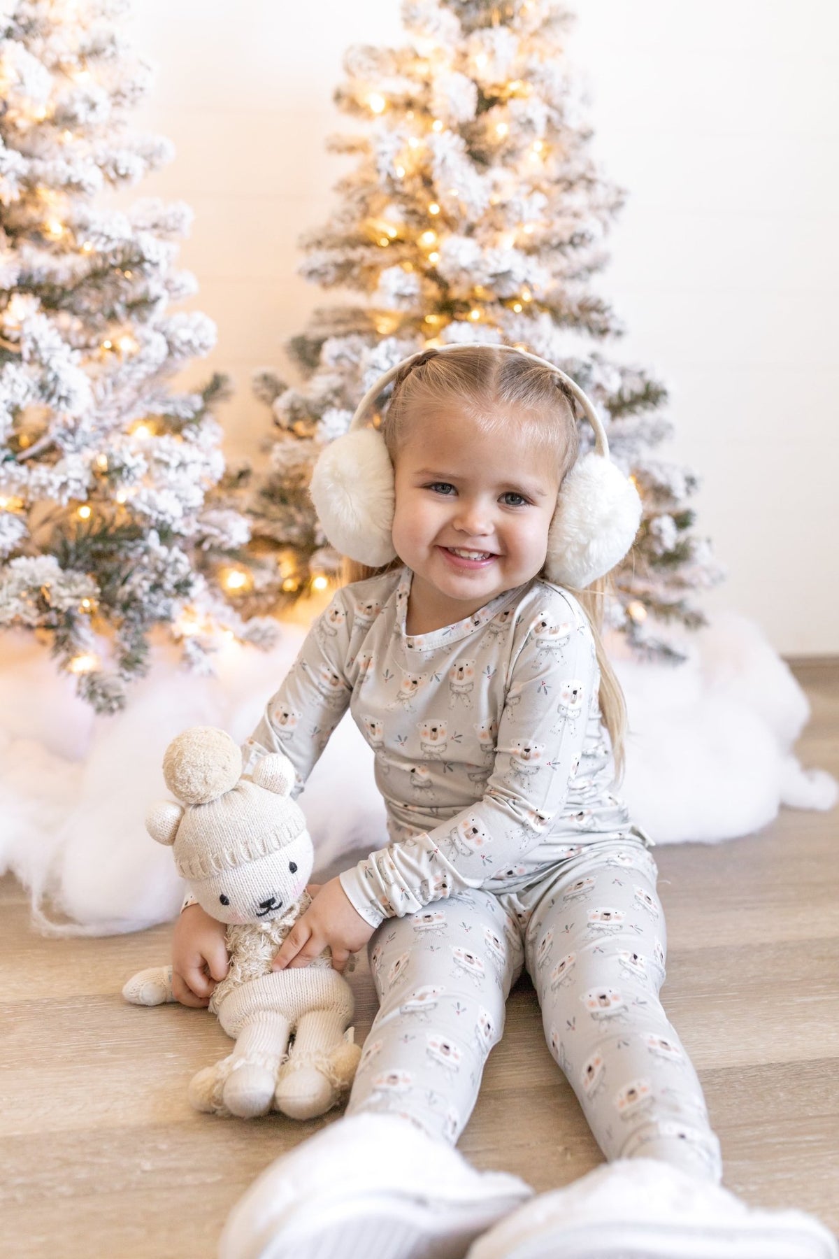 Polar Bear 2pc Bamboo Pajamas - Shop Avnu