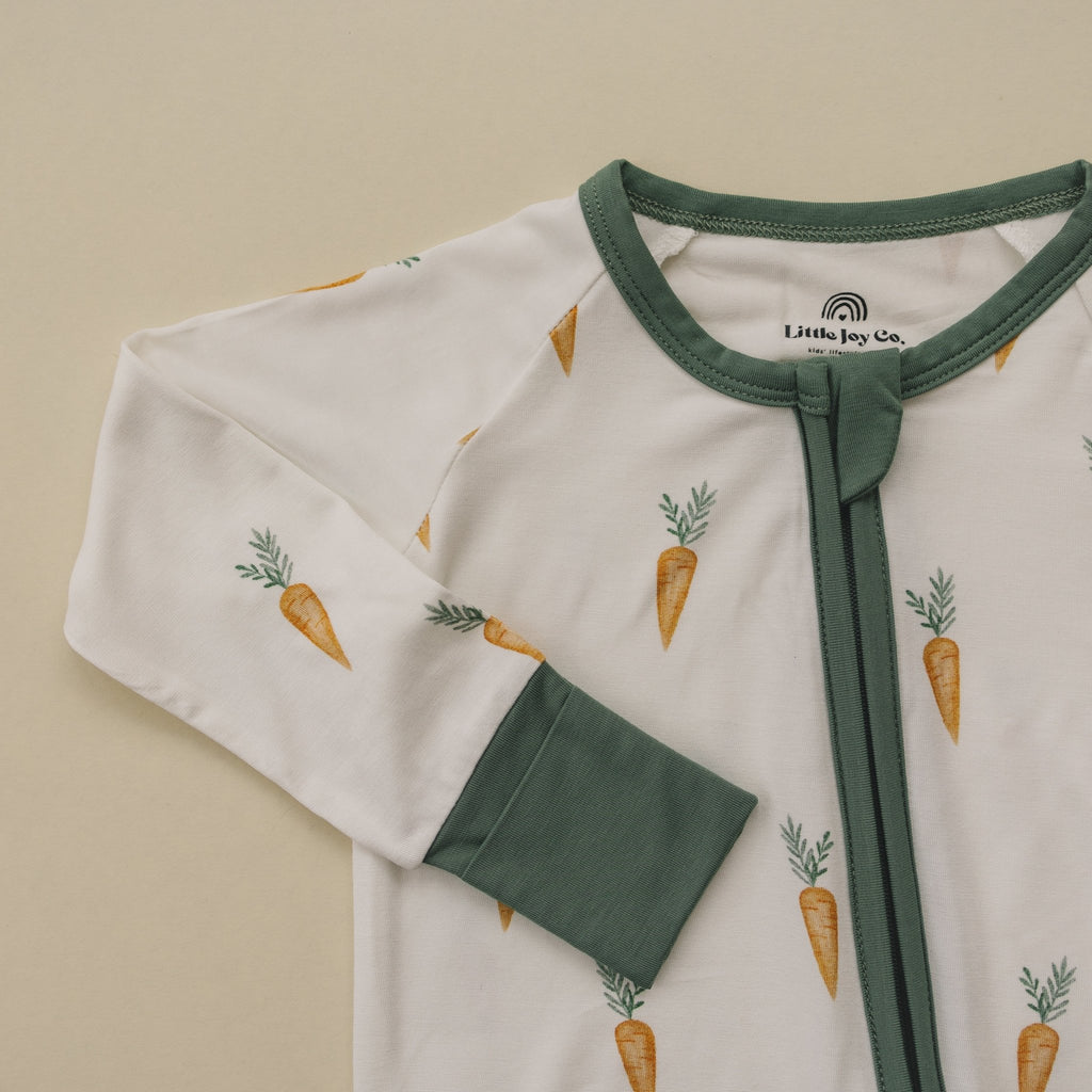 Keep Calm and Carrot On Bamboo Zippy Romper - Shop Avnu