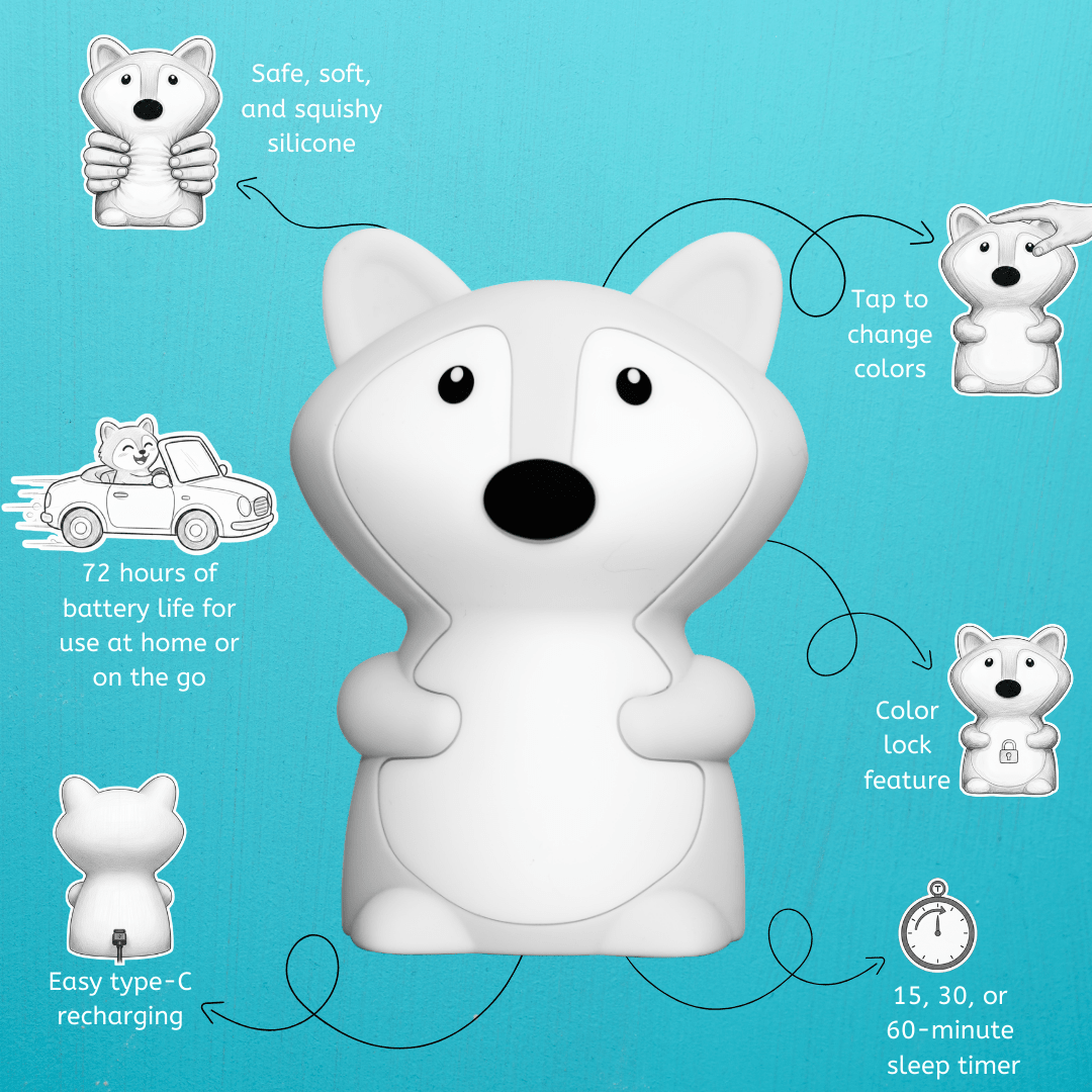 LumiPets® Fiona the Fox Night Light - Shop Avnu