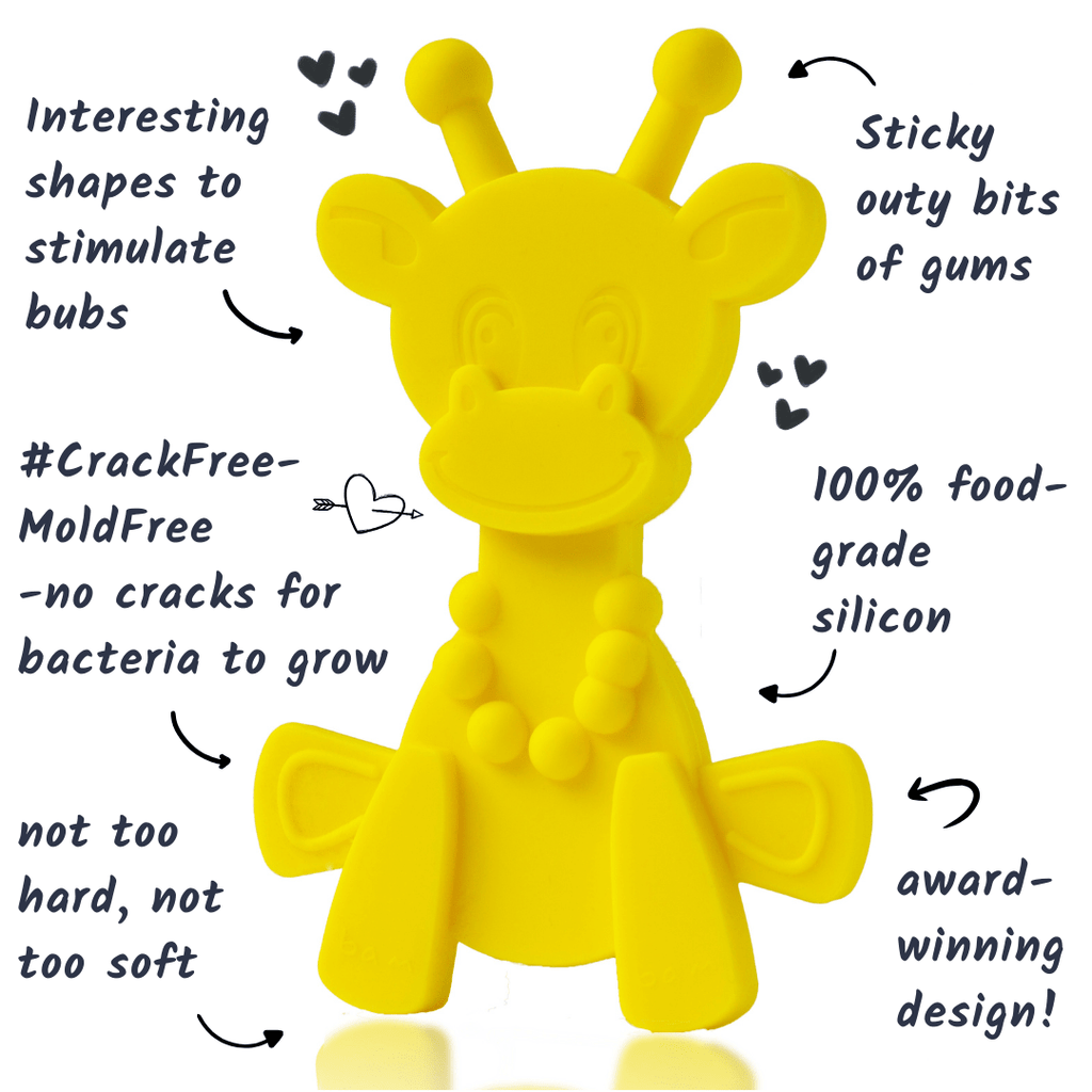 Little bamBAM Baby Teething Toy – Yellow - Shop Avnu