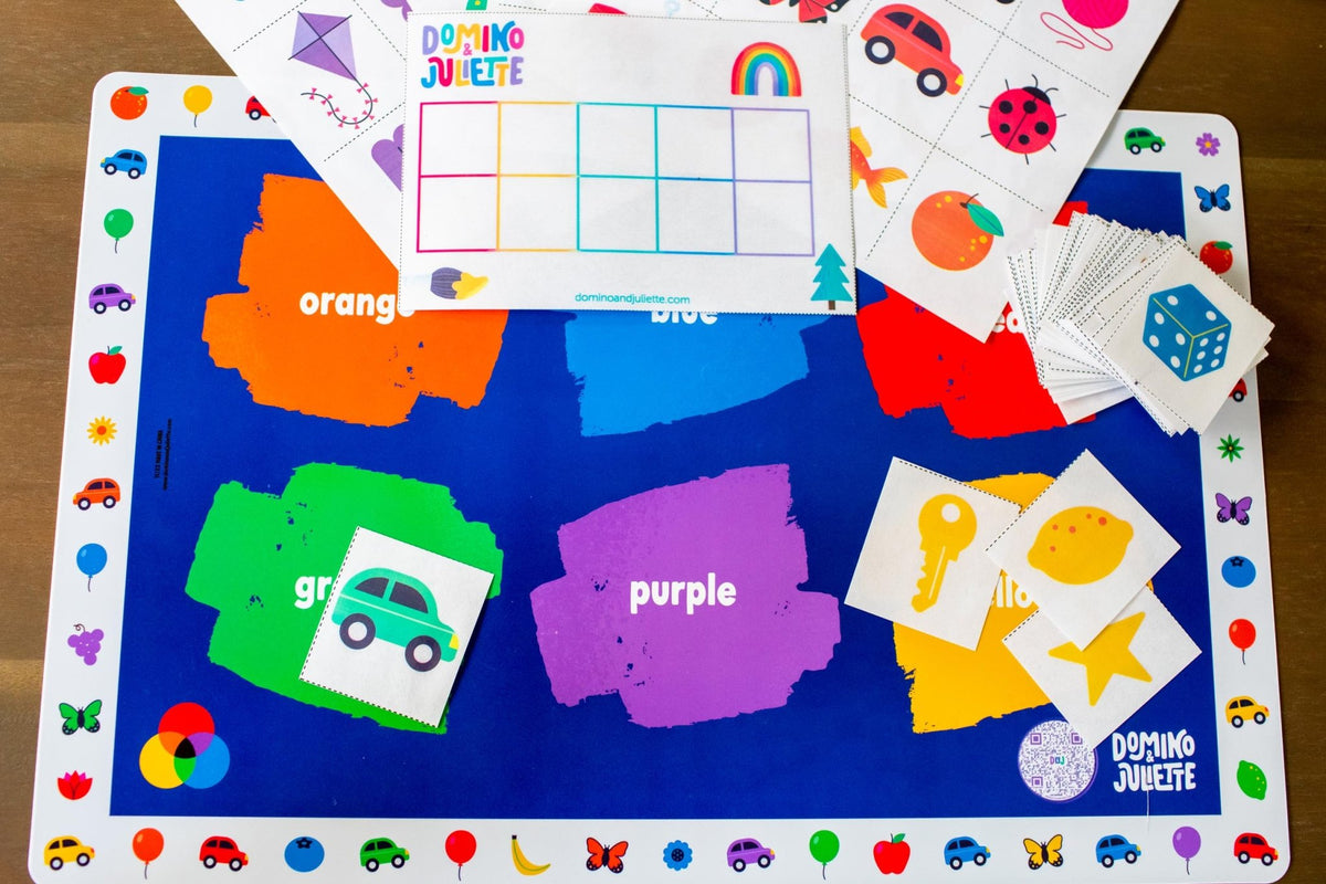 The "Now I know my" 4 - pack Placemat Bundle - Shop Avnu