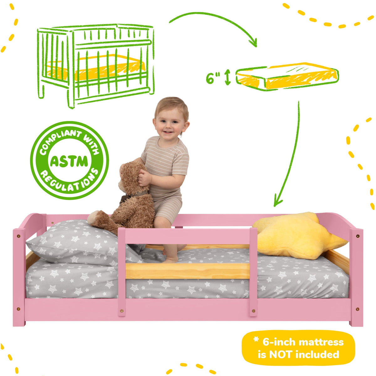 Floor Bed - Crib Size - Shop Avnu