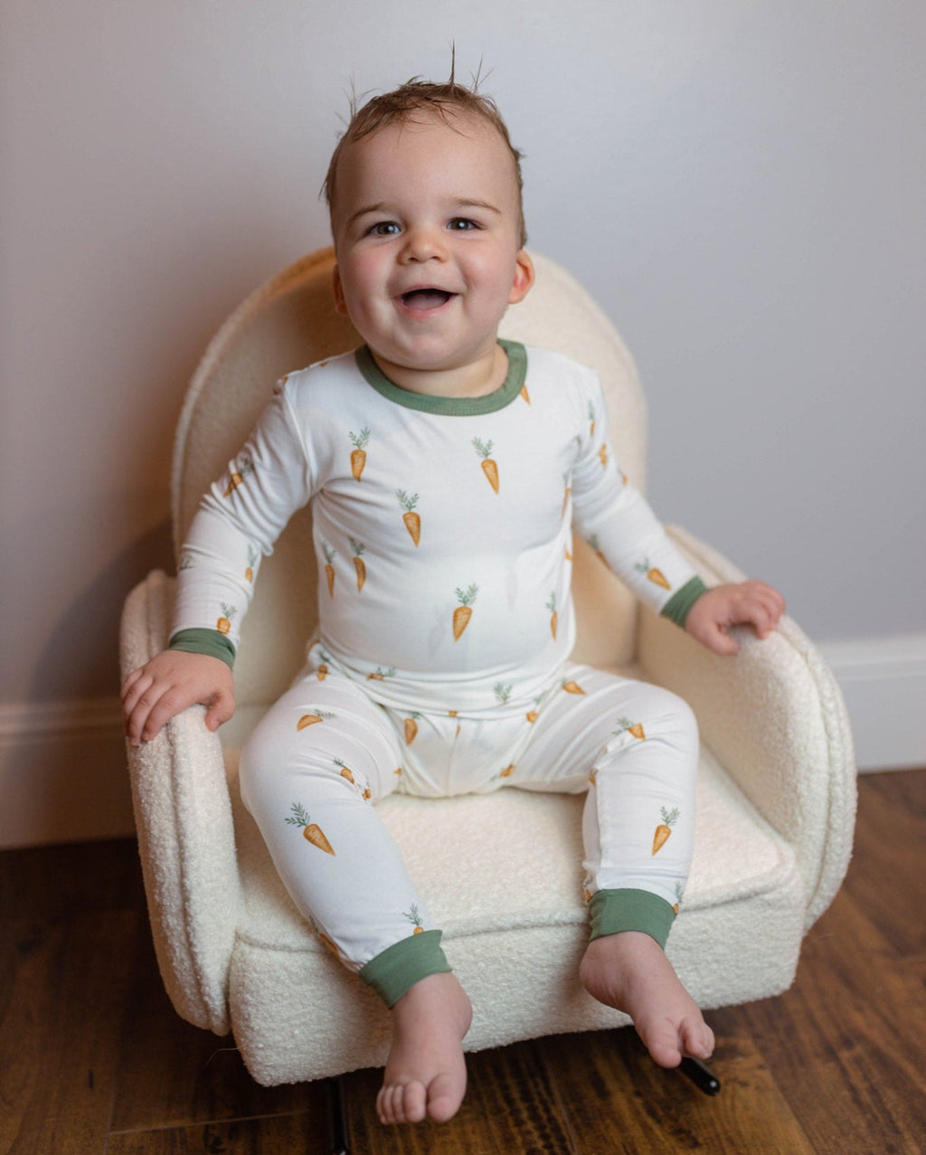 Keep Calm and Carrot On 2pc Bamboo Pajamas - Shop Avnu