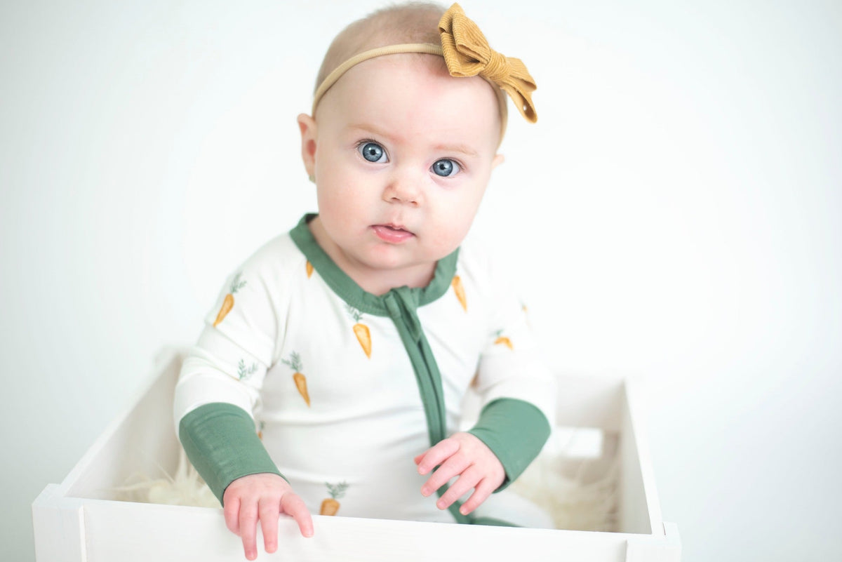 Keep Calm and Carrot On Bamboo Zippy Romper - Shop Avnu