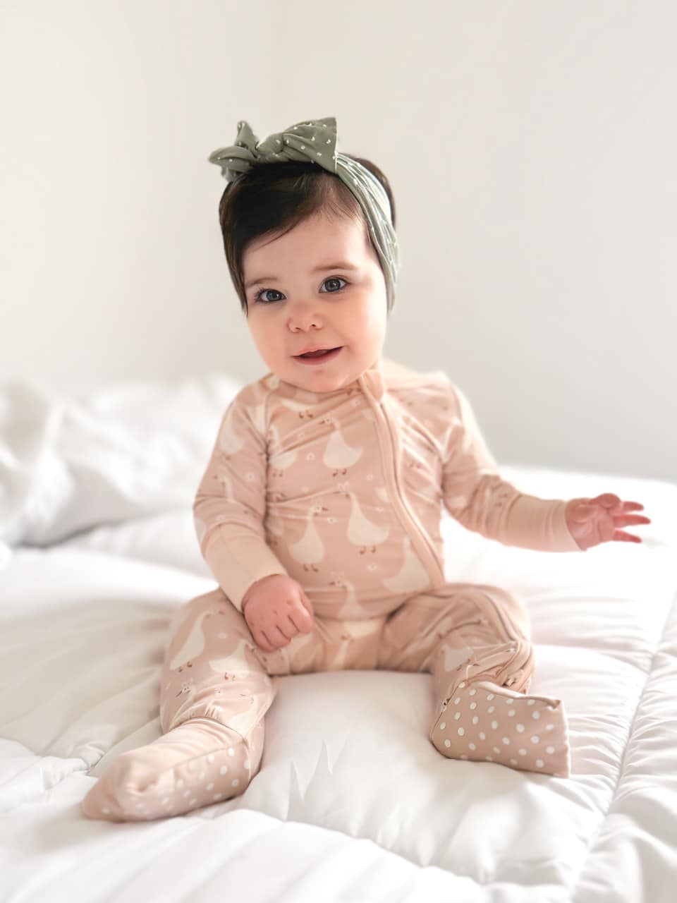 Silly Goose on the Loose Bamboo Zippy Romper - Shop Avnu
