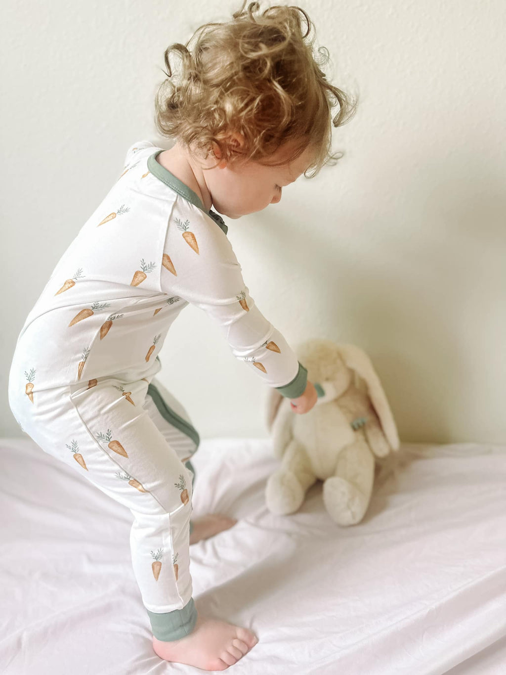 Keep Calm and Carrot On Bamboo Zippy Romper - Shop Avnu
