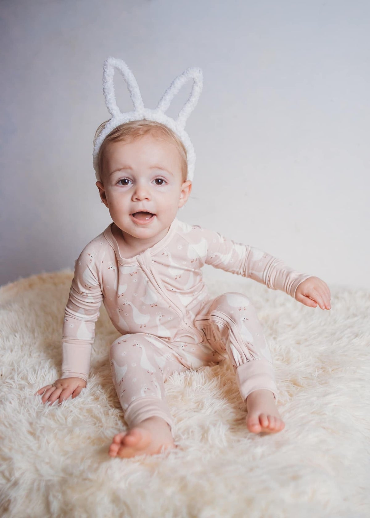 Silly Goose on the Loose Bamboo Zippy Romper - Shop Avnu