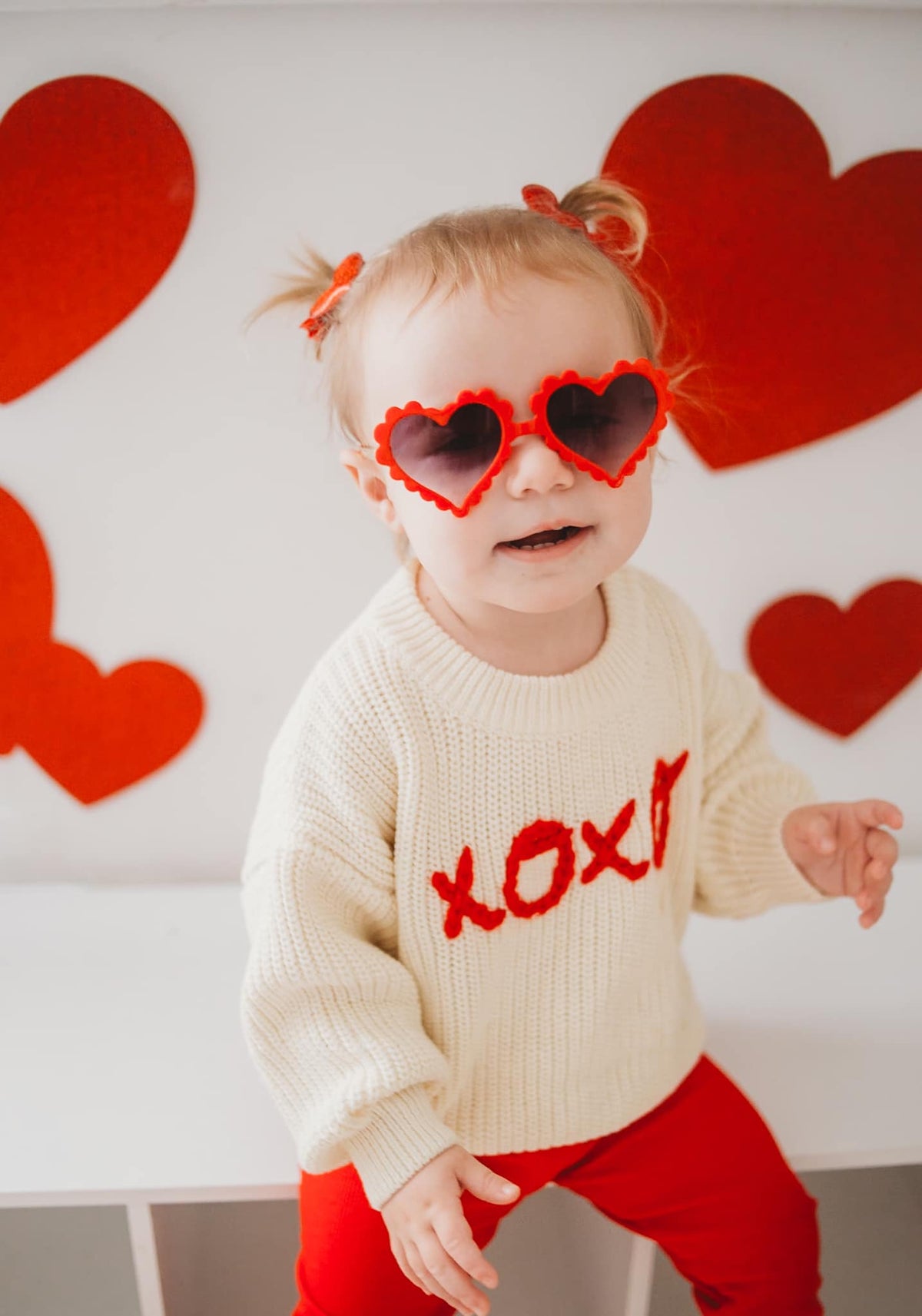 XOXO Hand Embroidered Sweater - Shop Avnu