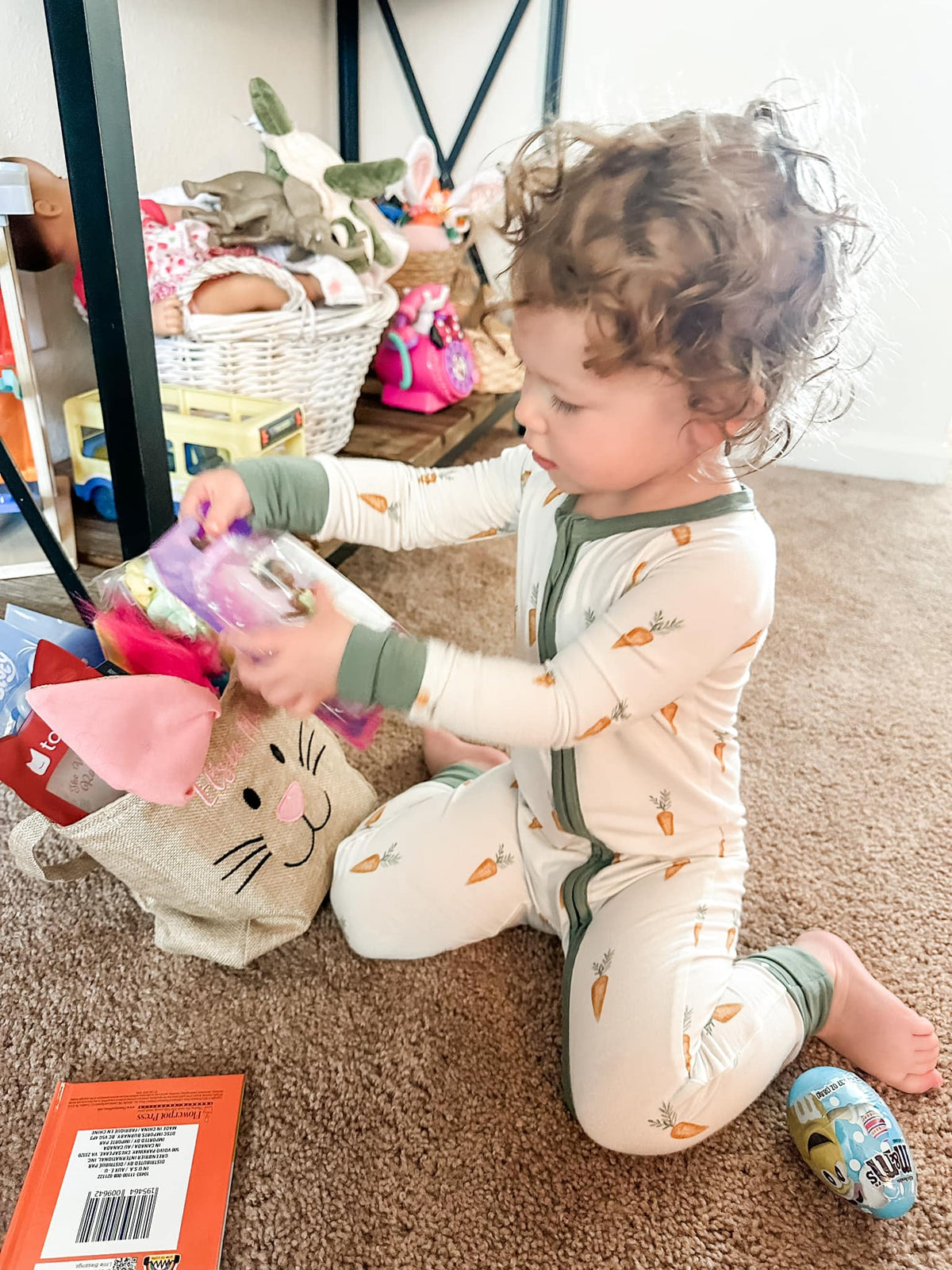 Keep Calm and Carrot On Bamboo Zippy Romper - Shop Avnu
