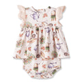 Sweet Garden Skirted Bodysuit – Bamboo Baby Outfit - Shop Avnu