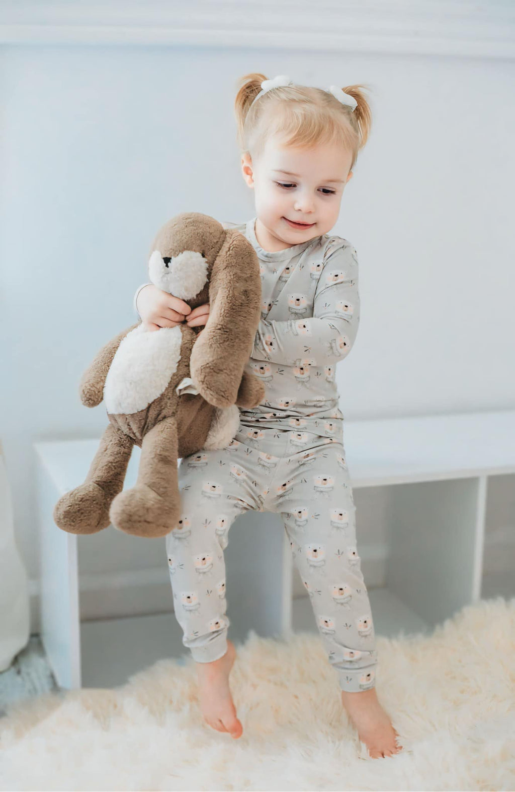 Polar Bear 2pc Bamboo Pajamas - Shop Avnu