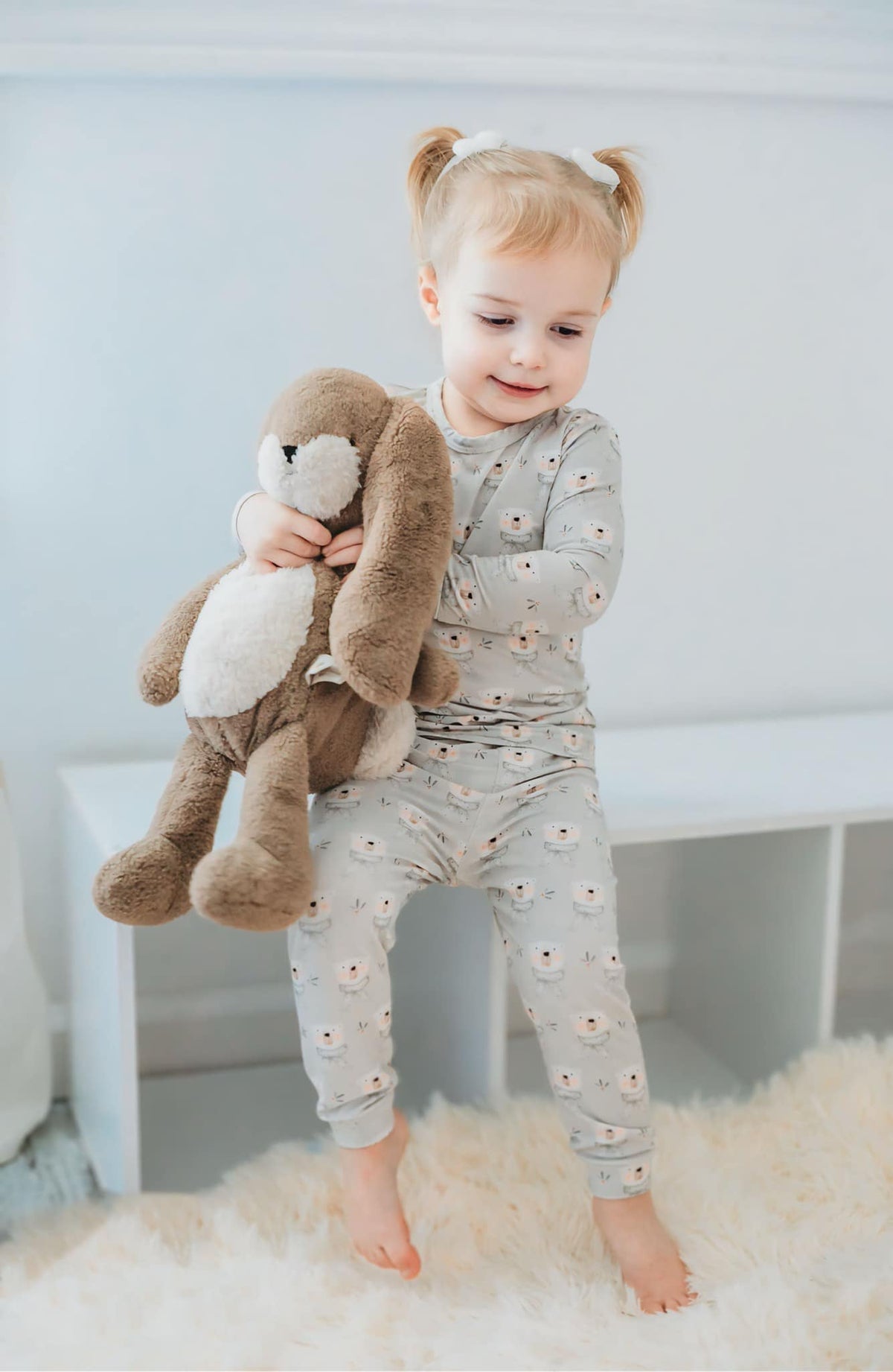 Polar Bear 2pc Bamboo Pajamas - Shop Avnu