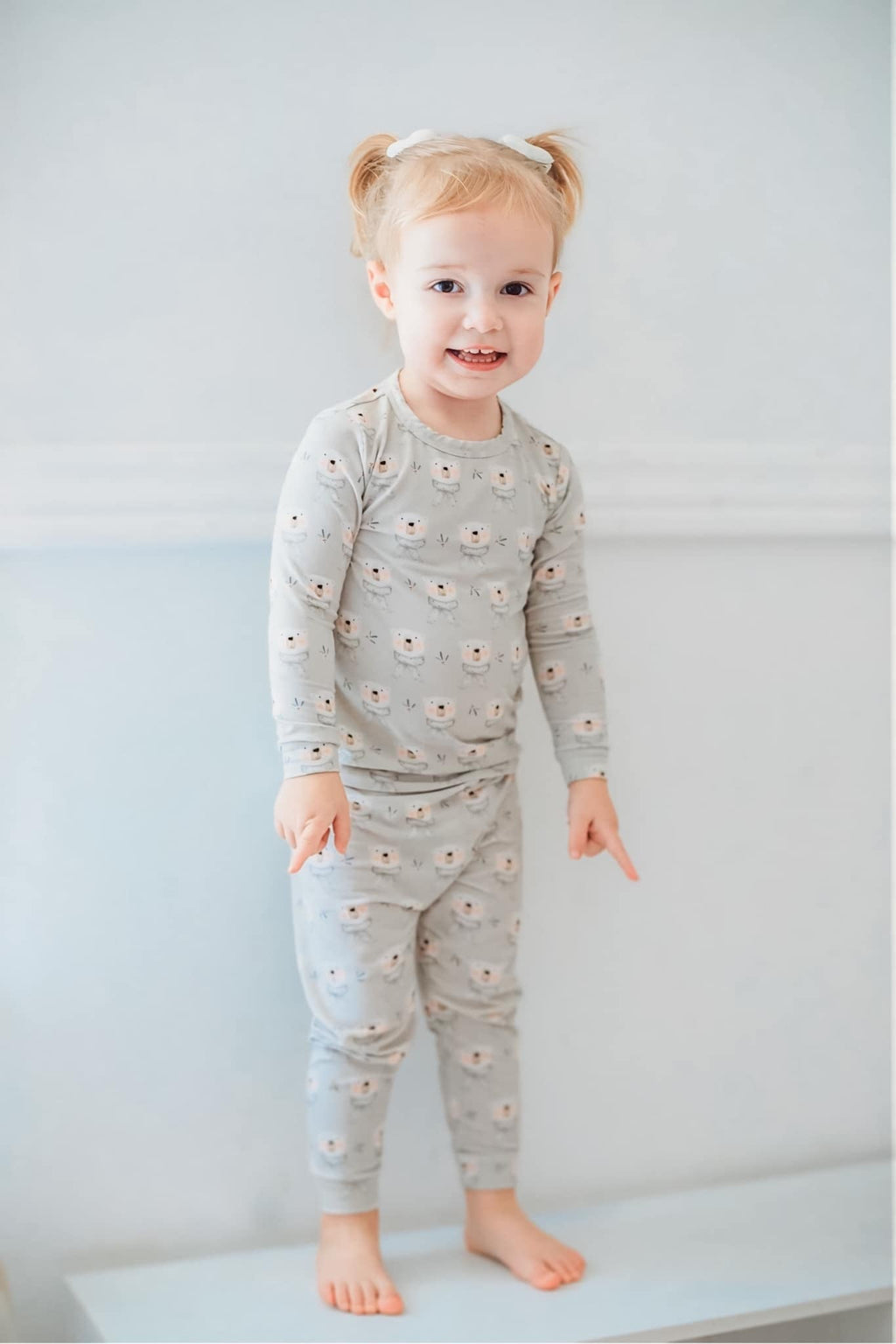 Polar Bear 2pc Bamboo Pajamas - Shop Avnu