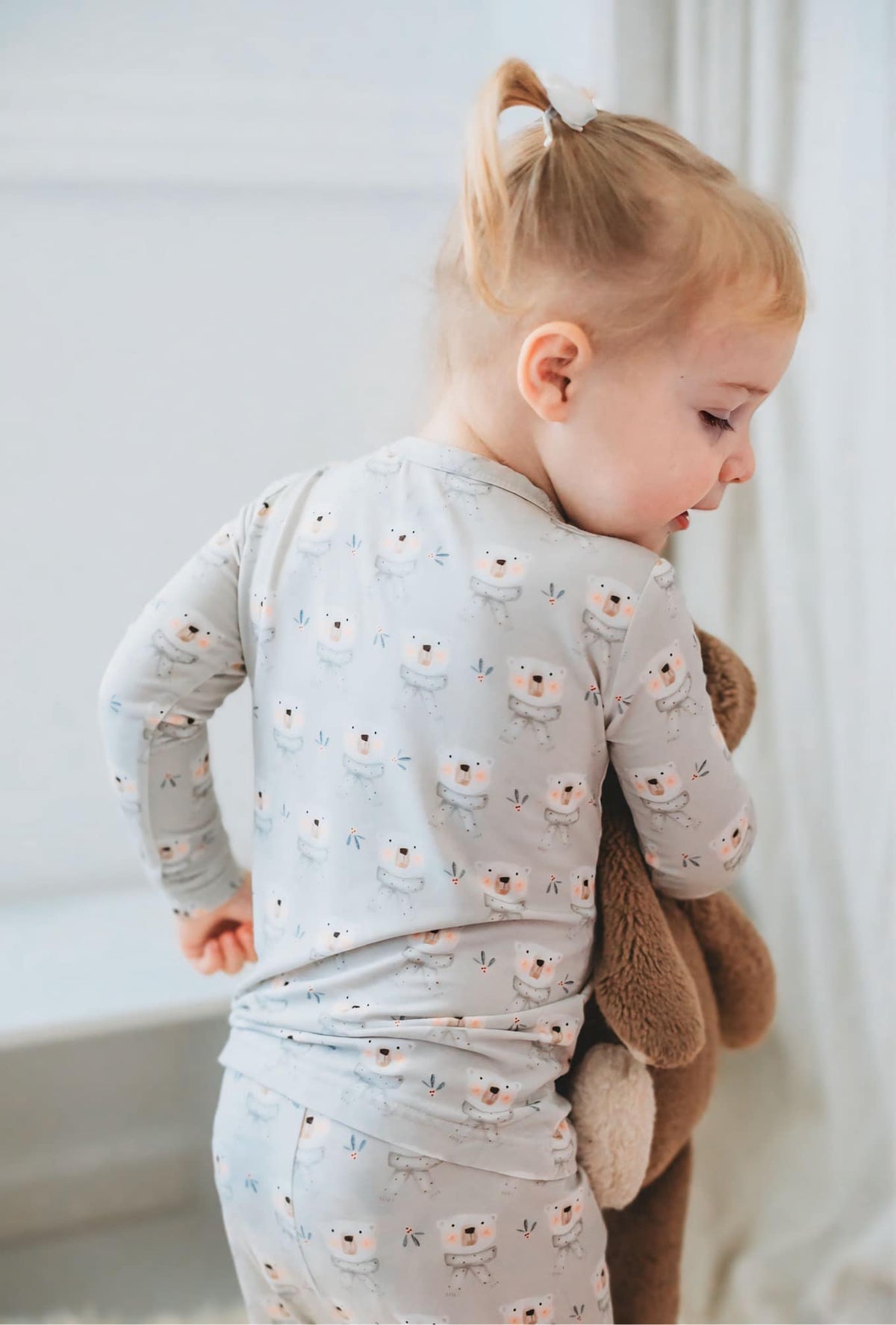 Polar Bear 2pc Bamboo Pajamas - Shop Avnu