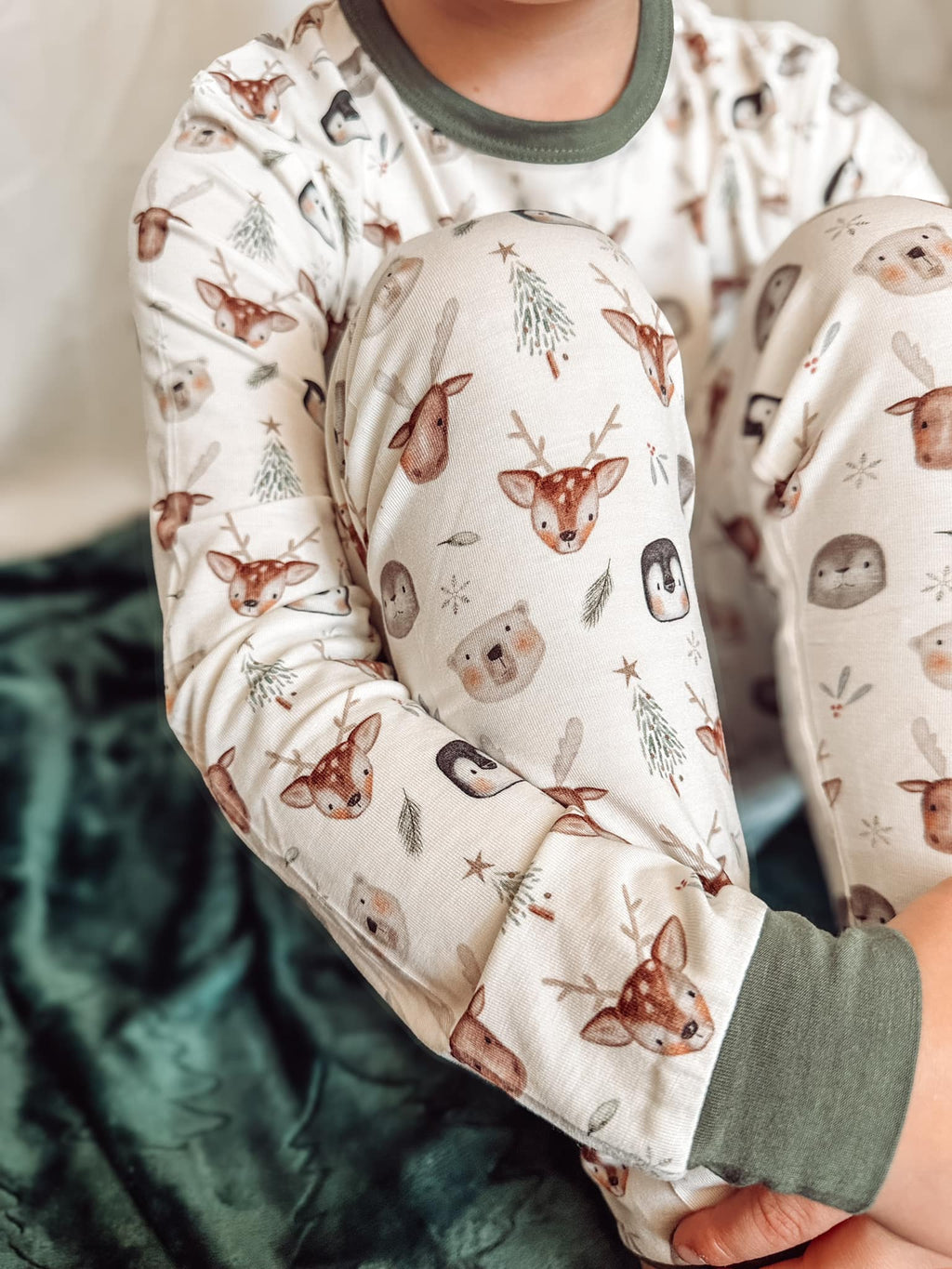 North Pole Pals 2pc Bamboo Pajamas - Shop Avnu