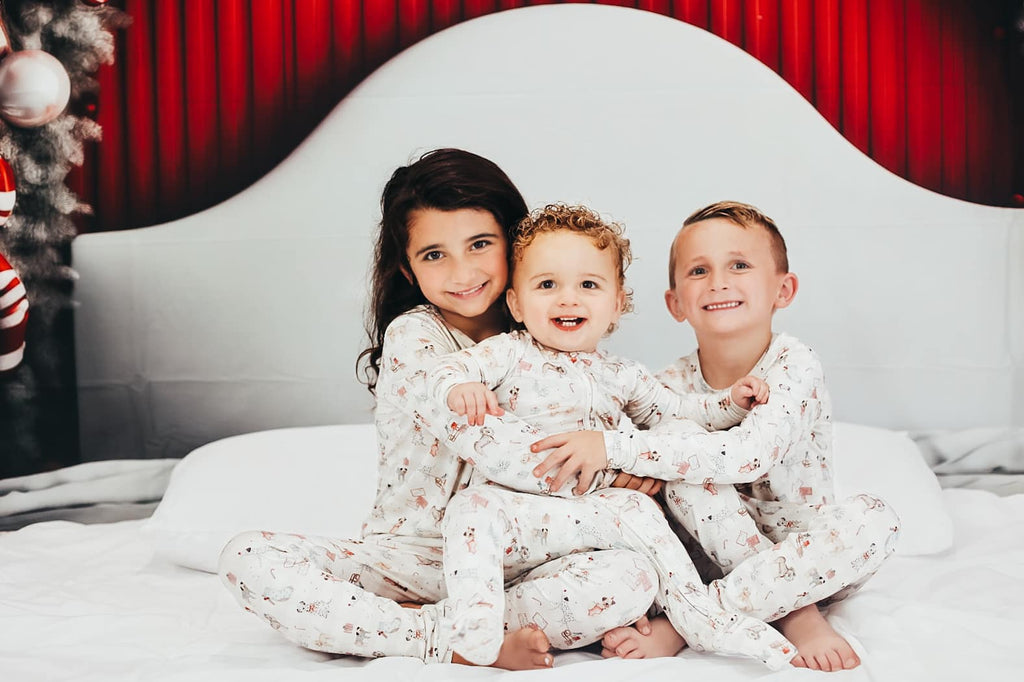 Santa Paws Bamboo Zippy Pajamas - Shop Avnu
