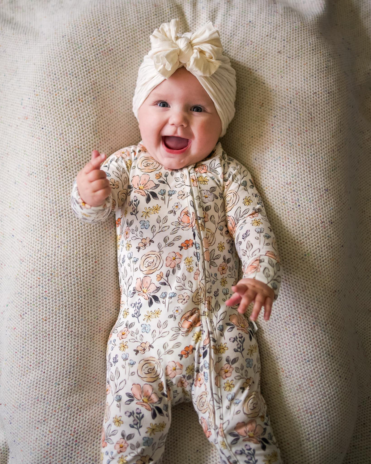 Pastel Petals Modal Zippy Romper - Shop Avnu
