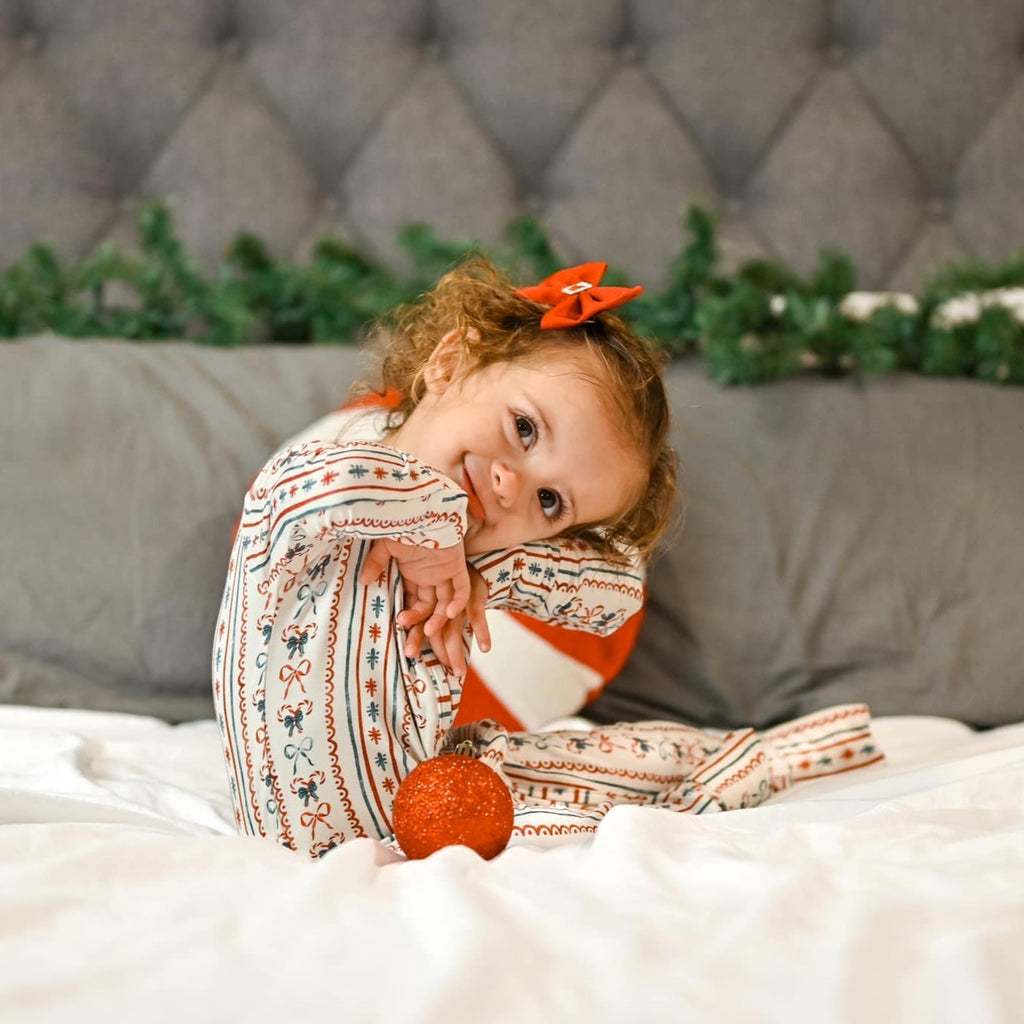 Candy Cane Lane Bamboo Christmas Pajamas - Zippy - Shop Avnu