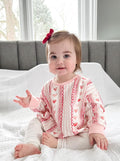 Laced with Love Sweatshirt Romper - Shop Avnu