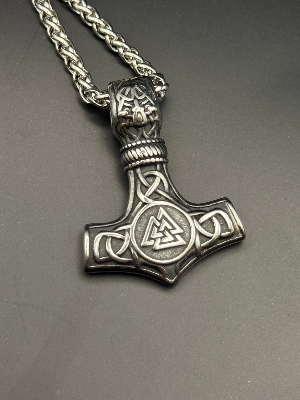 Modern Mjolnir Necklace - Shop Avnu