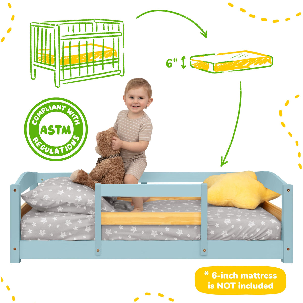 Floor Bed - Crib Size - Shop Avnu