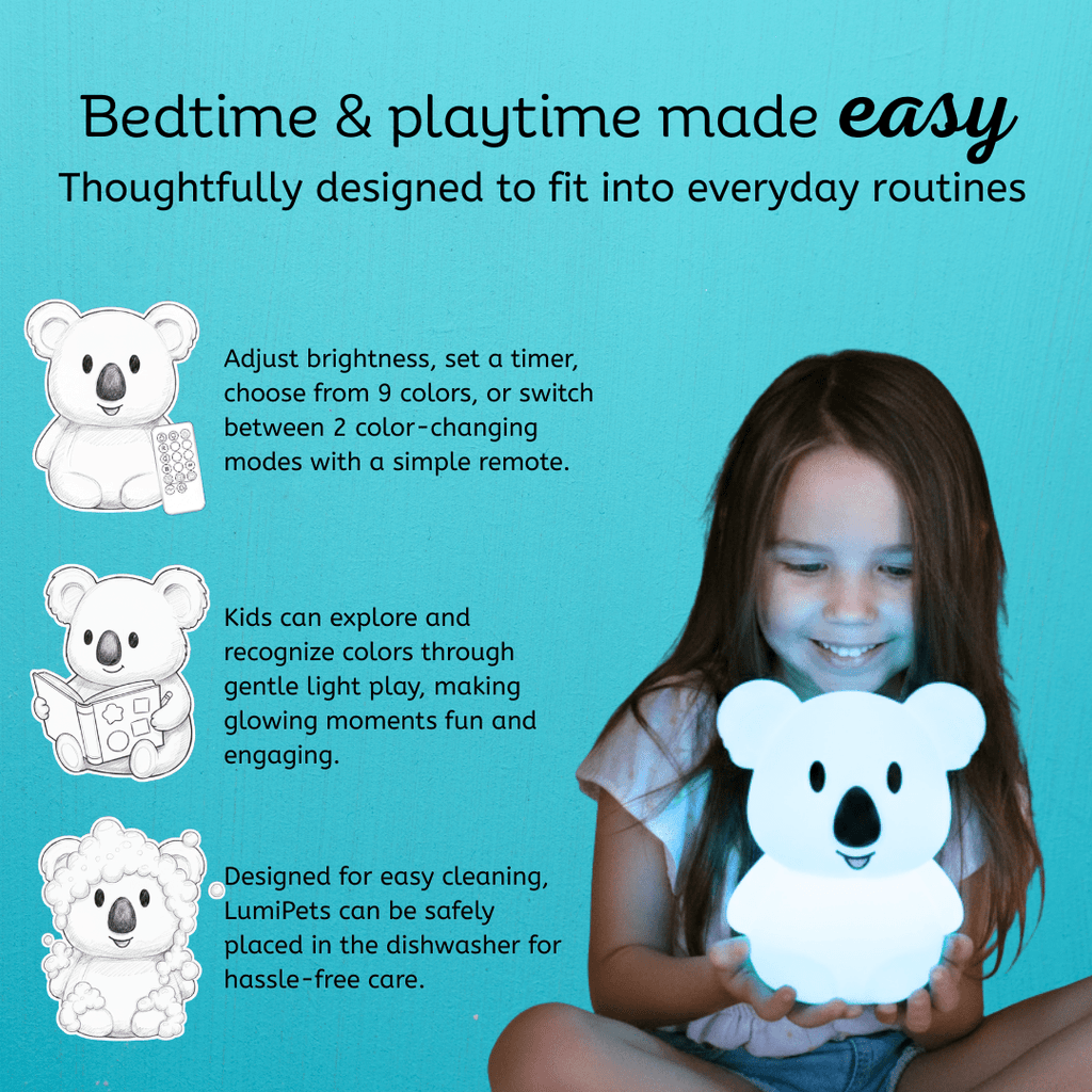 LumiPets® Keith the Koala - Children's Touch Night Light - Shop Avnu