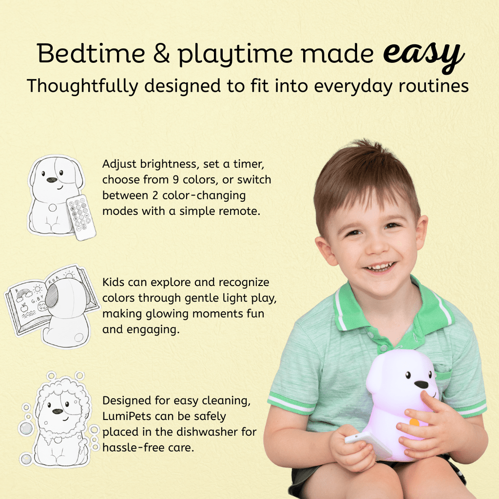 Pepper the Puppy: The Ultimate Dog Night Light for Brave Little Sleepers - Shop Avnu
