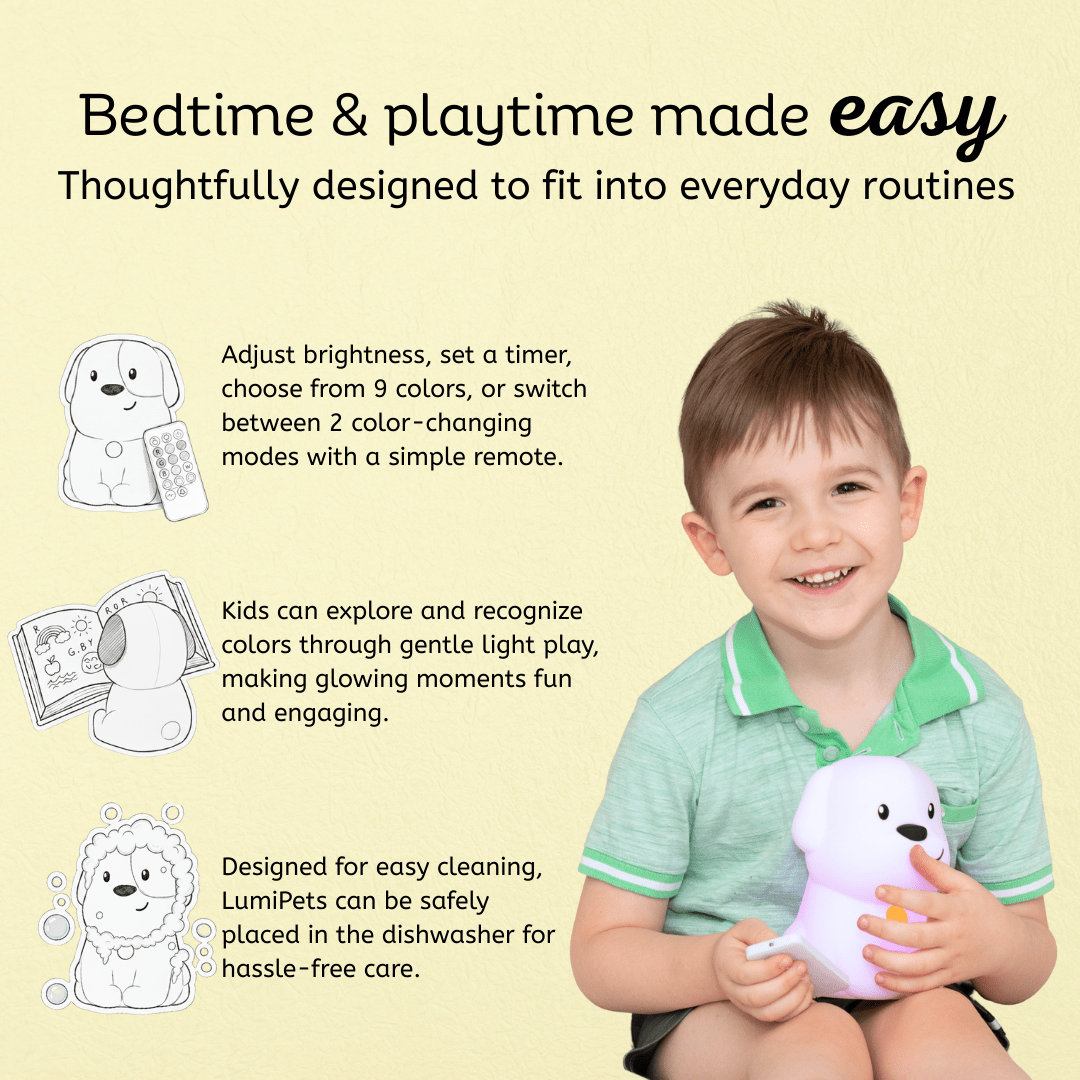 Pepper the Puppy: The Ultimate Dog Night Light for Brave Little Sleepers - Shop Avnu