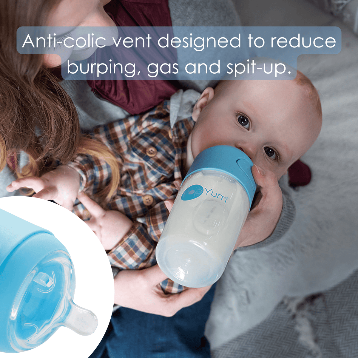 PopYum Blue 10 Piece Bundle: Bottle Set + 3 Nipple 2 - Packs - Shop Avnu