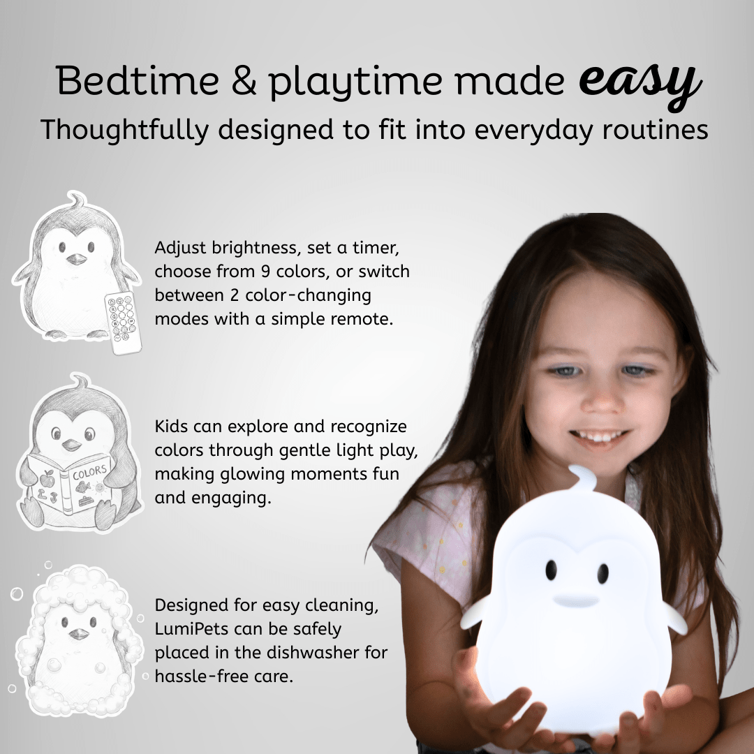 Pebbles the Penguin Night Light - Shop Avnu
