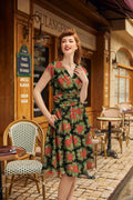 Poinsettia Greta Dress
