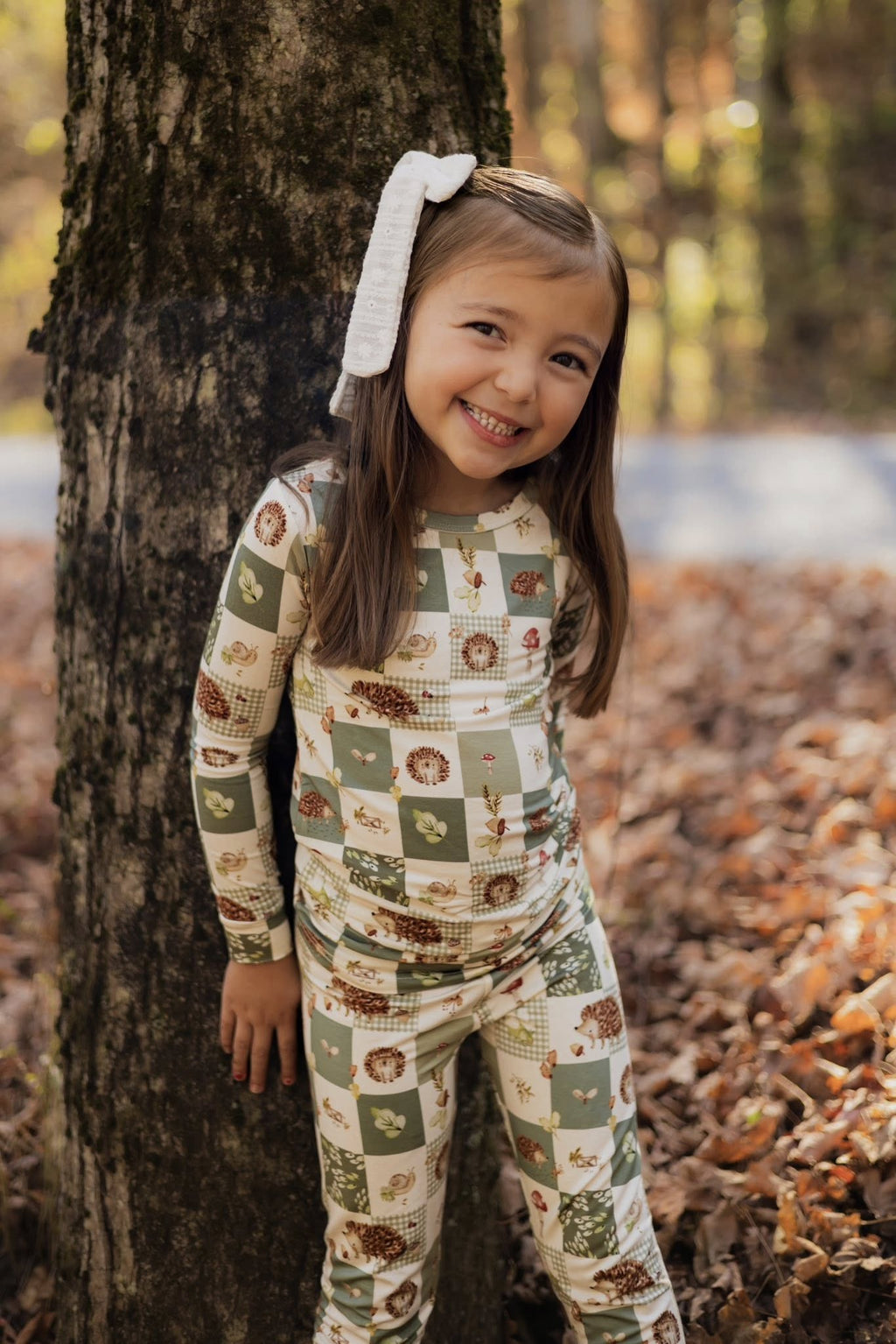 Harvest Hedgehogs 2pc Bamboo Pajamas - Shop Avnu