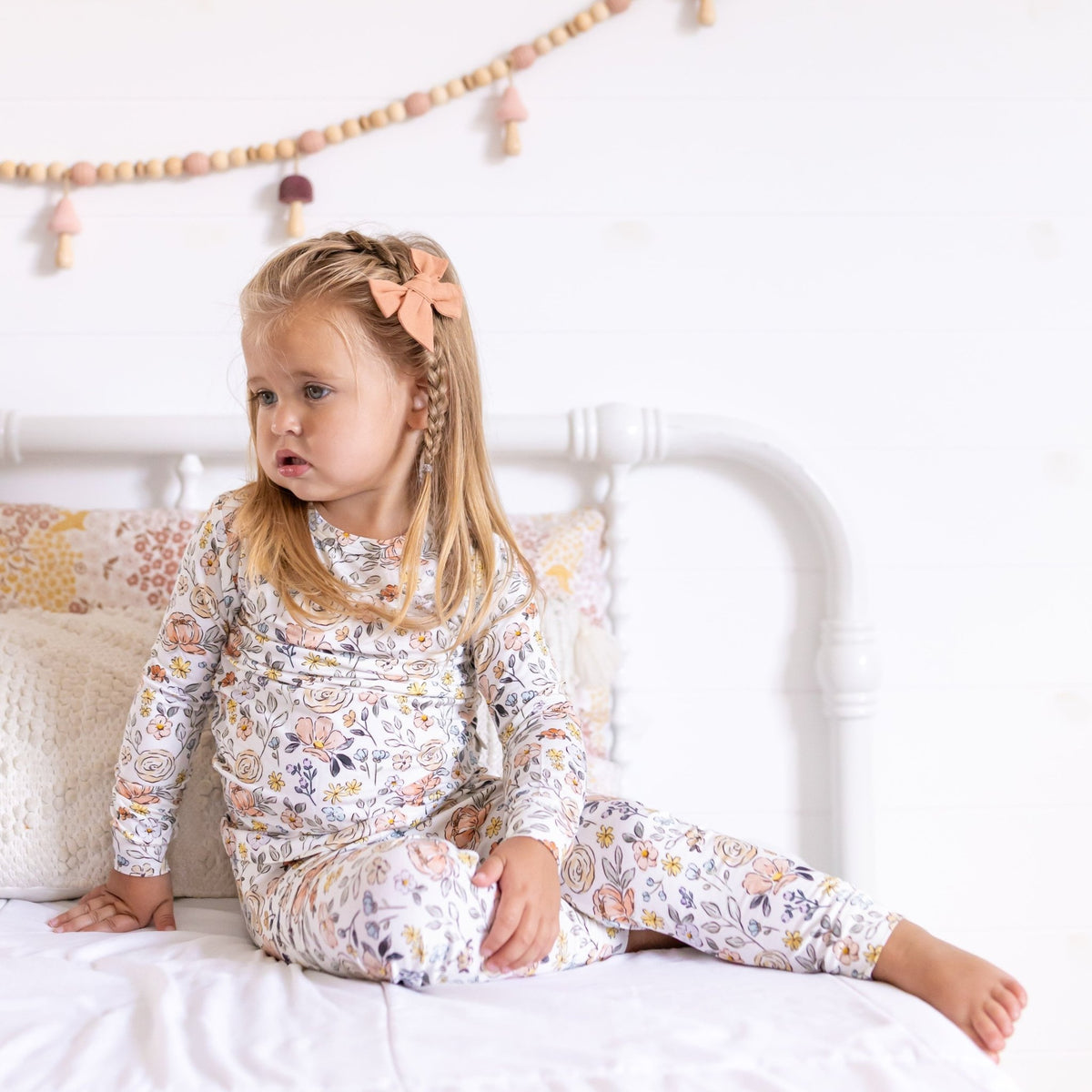 Pastel Petals 2pc Modal Pajamas - Shop Avnu