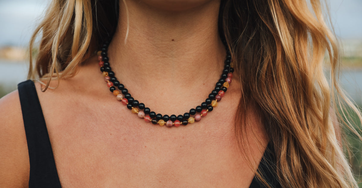 Pure Shungite || Gemstone Necklace