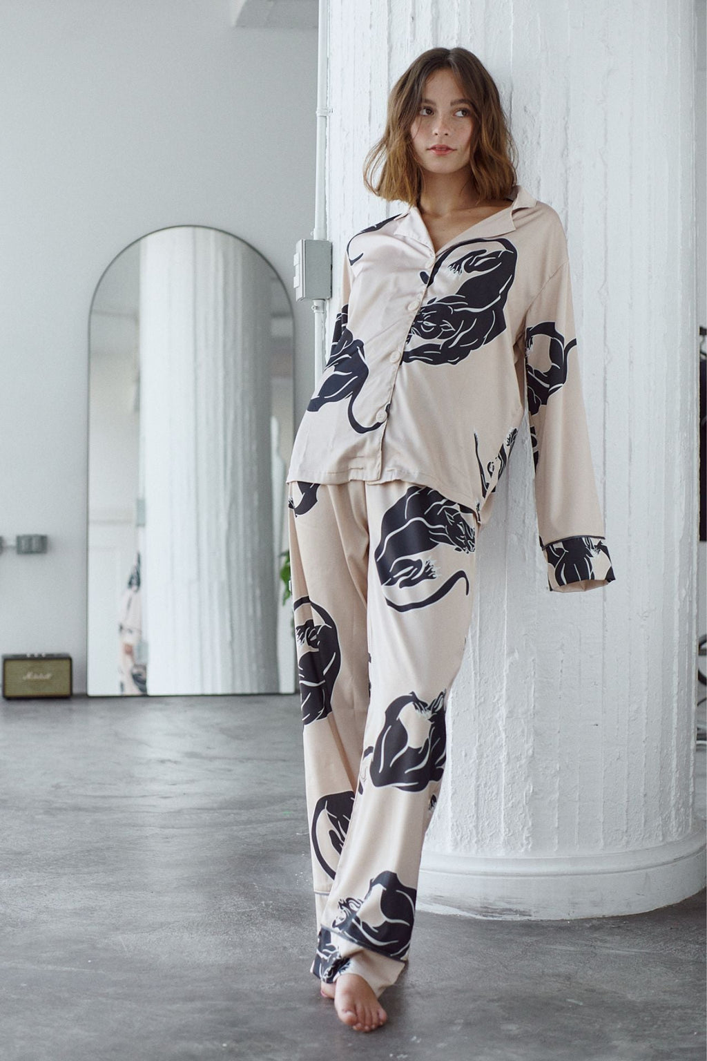 Washable Silk Pajama Set - Thera - Shop Avnu