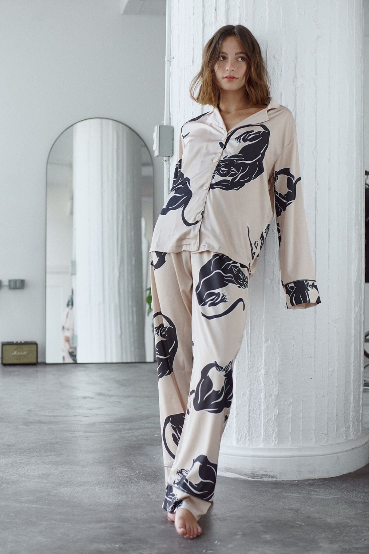 Washable Silk Pajama Set - Thera - Shop Avnu