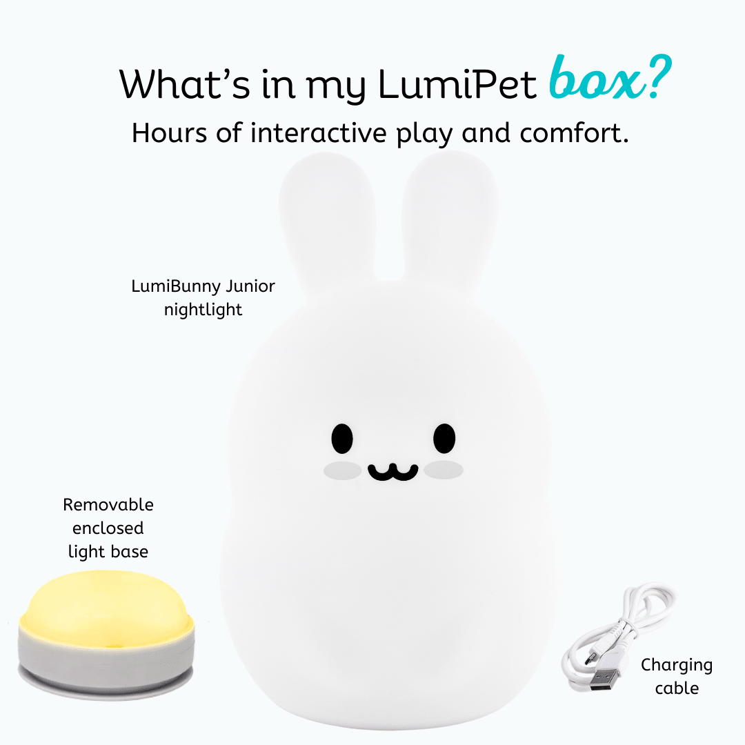 LumiPets® Basil the Bunny - Children's Touch Night Light Junior - Shop Avnu