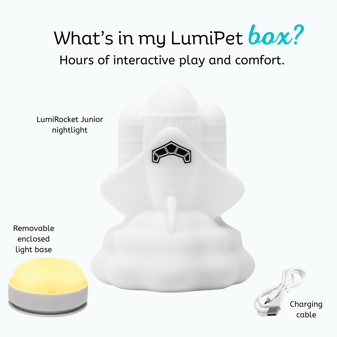 LumiPets® Rowdy the Rocket - Children's Touch Night Light Junior - Shop Avnu
