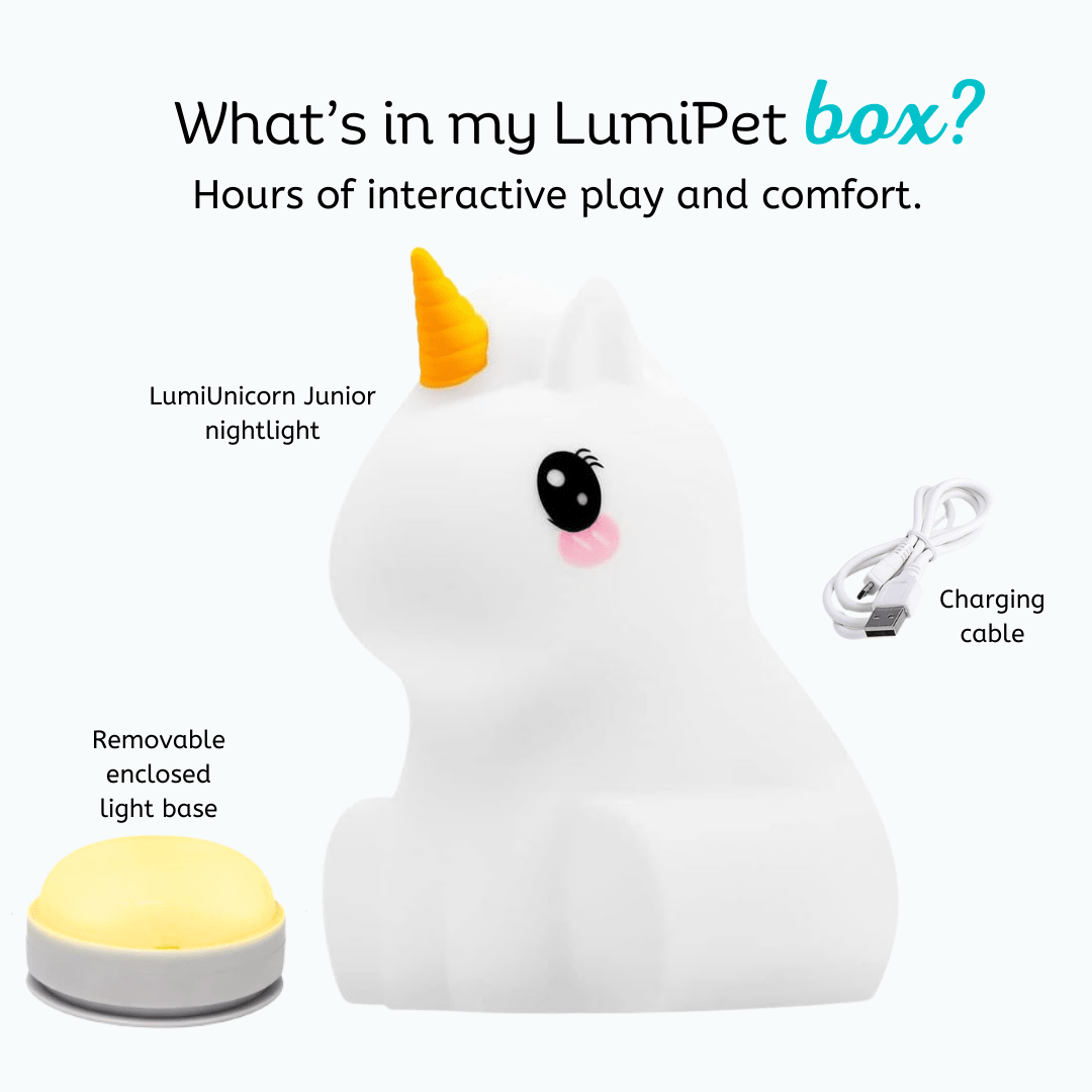 LumiPets® Junior Unicorn - Children's Nursery Touch Night Light - Shop Avnu
