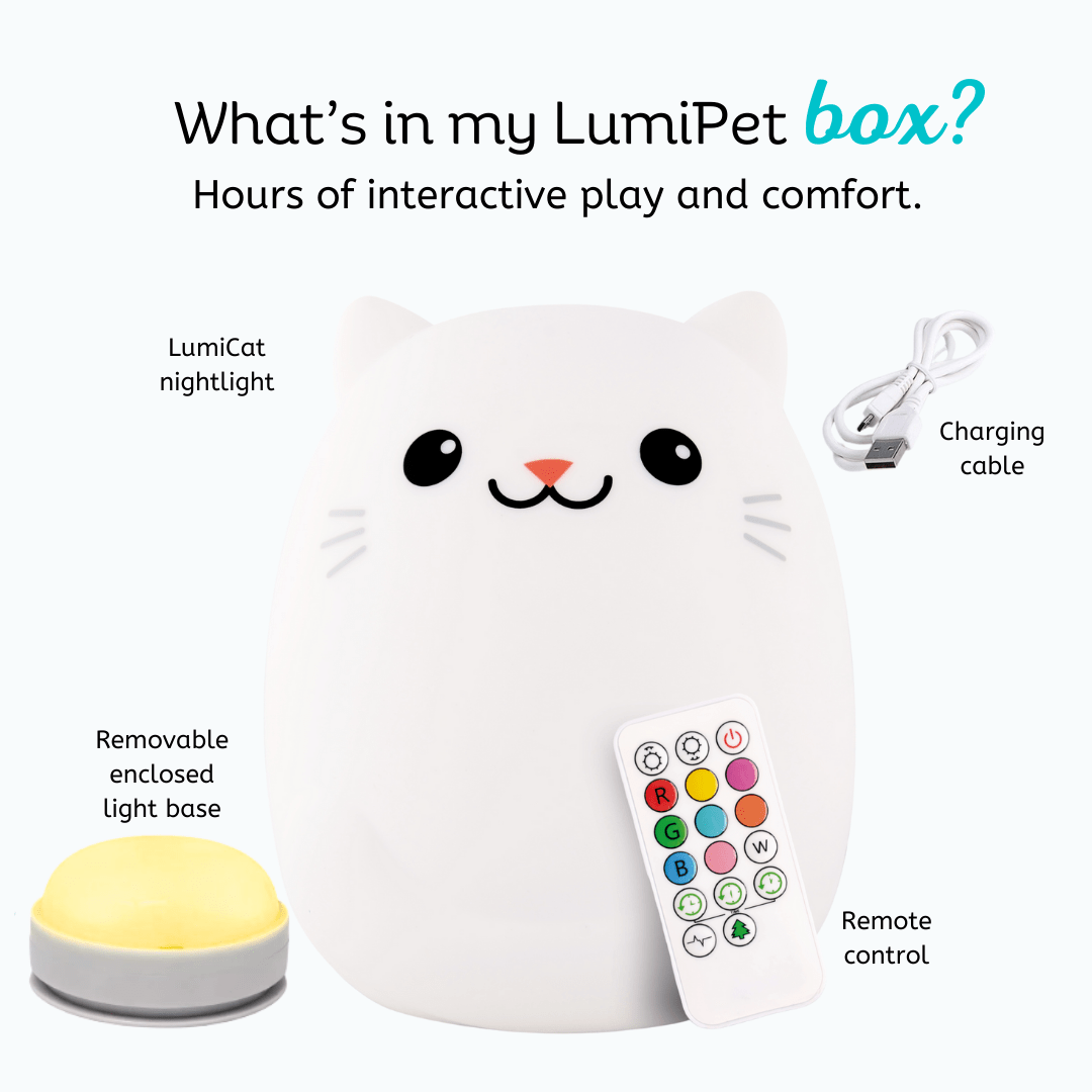LumiPets® Clive the Cat - Children's Touch Night Light - Shop Avnu