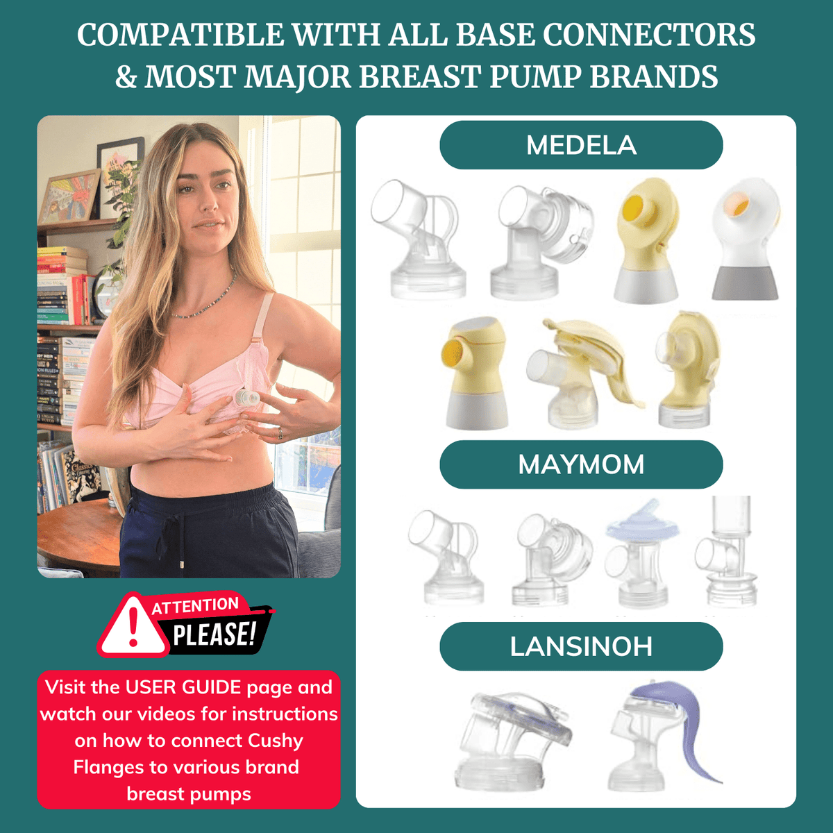 Silicone Breast Pump Flanges - Cushy - Shop Avnu