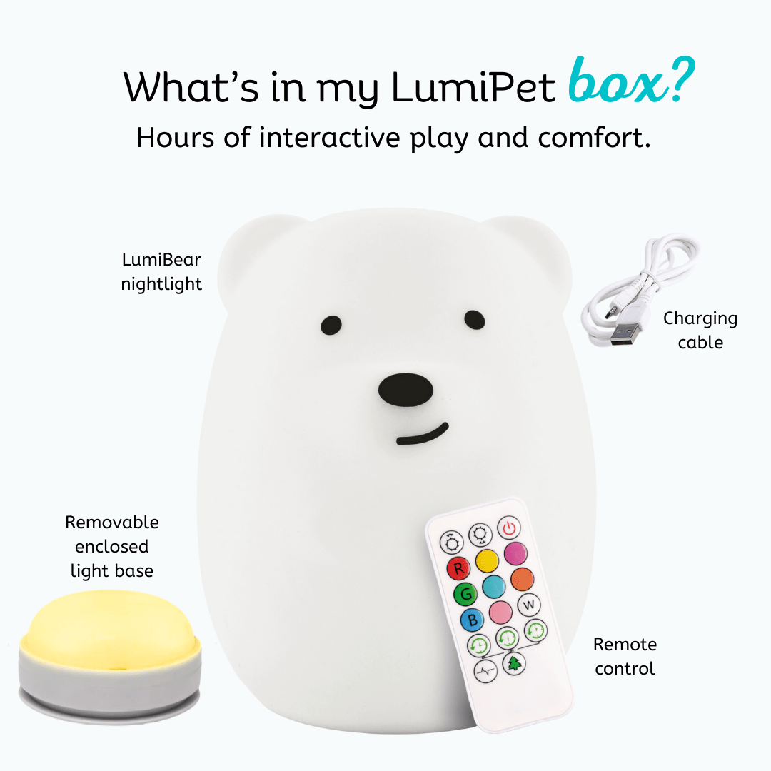 LumiPets® Benny the Bear - Children's Touch Night Light - Shop Avnu