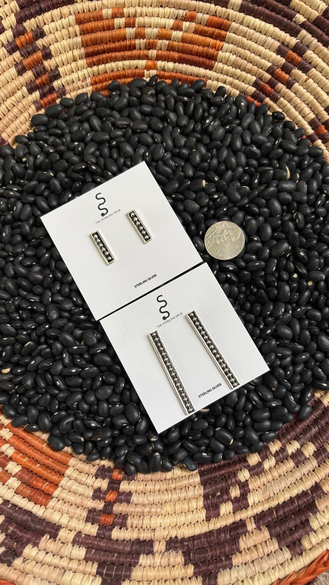 BALL BAR EARRINGS - THIN - Shop Avnu
