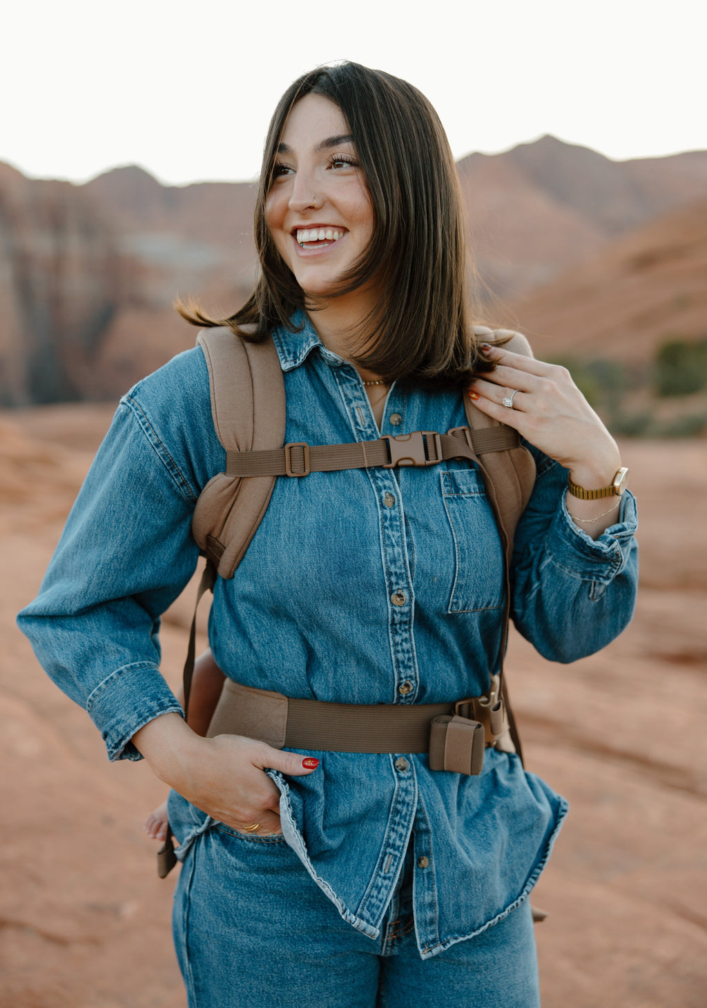 Coco Desert - Cotton Linen Baby Carrier ✨RESTOCKING SOON✨