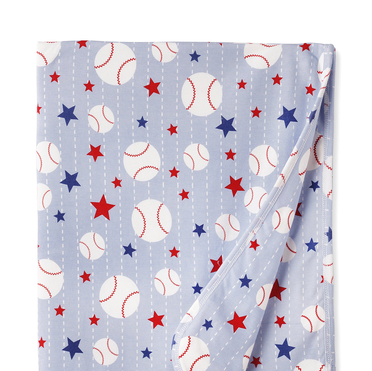 Grand Slam Baseball Bamboo Stroller Blanket for Baby - Shop Avnu