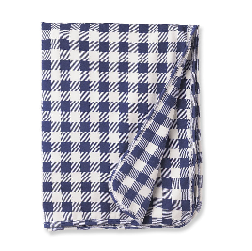 Picnic Plaid/Blue Soft Bamboo Stroller Blanket for Baby - Shop Avnu