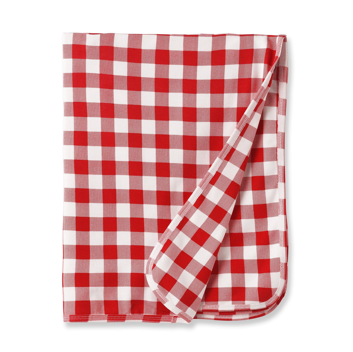 Picnic Plaid/Red Soft Bamboo Stroller Blanket for Baby - Shop Avnu