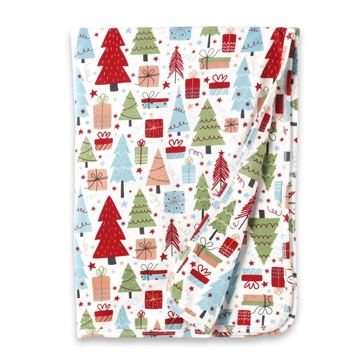 Christmas Merry Baby Bamboo Soft Stroller Blanket - Shop Avnu